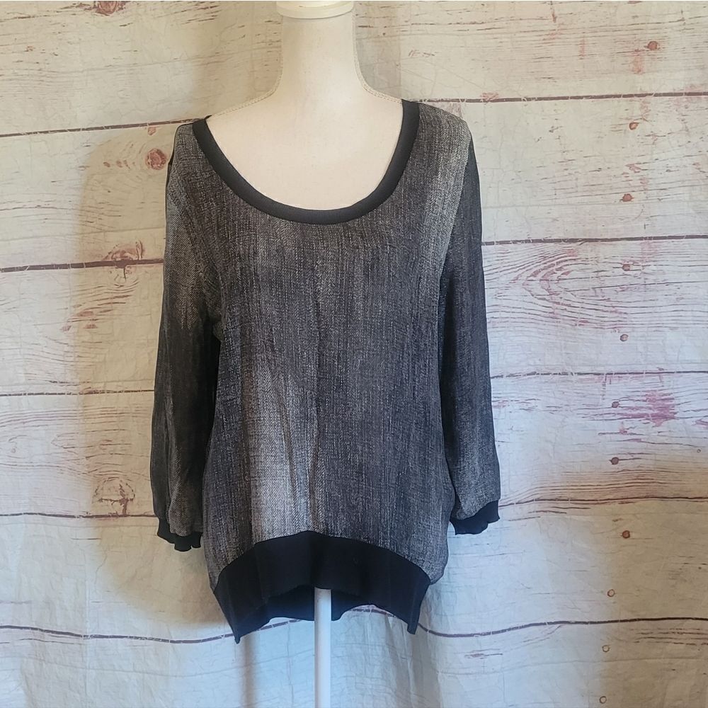 Crea Concept Flowy Abstract Blouse‎